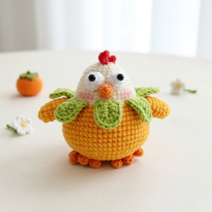 5-in-1 Chick Amigurumi Crochet Pattern Bundle
