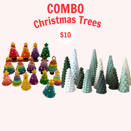 Combo Christmas Tree Forest Crochet Pattern