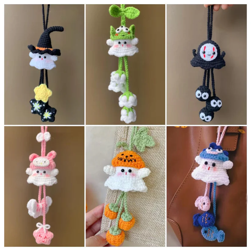6-in-1 Hallowee Mini Ghost Crochet Pattern